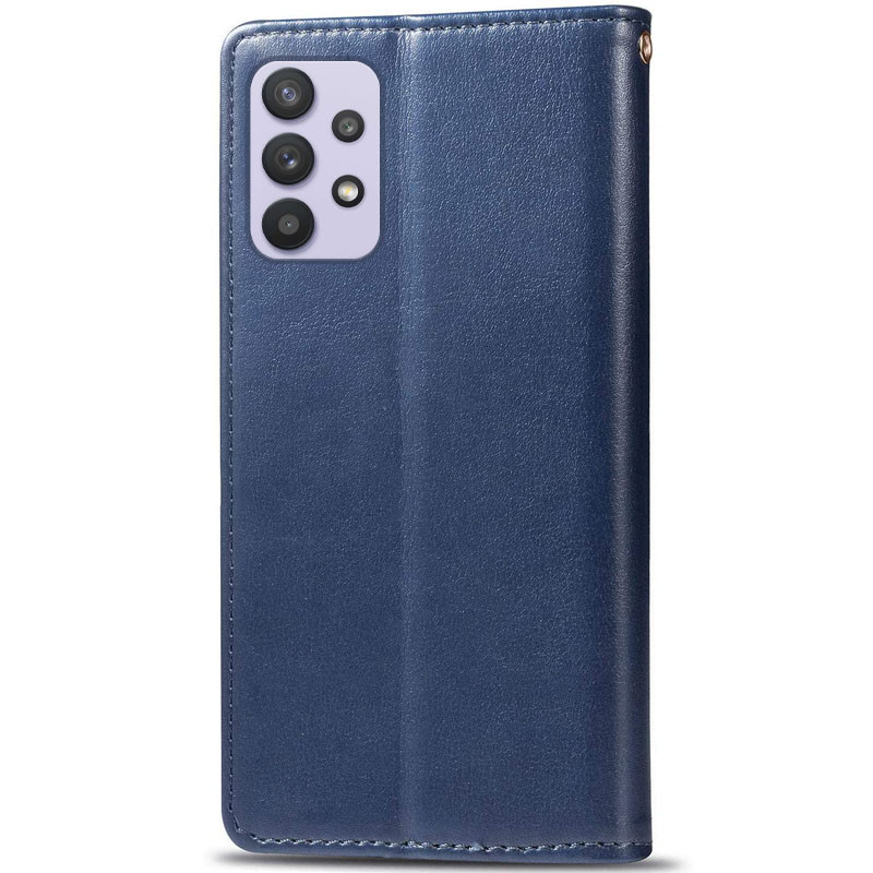 Фото Кожаный чехол-книжка GETMAN Gallant (PU) для Samsung Galaxy A13 4G (Синий) в магазине vchehle.ua