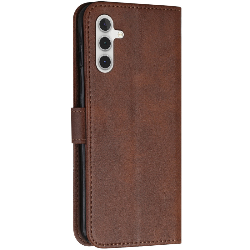 Фото Кожаный чехол-книжка Jet Cover для Samsung Galaxy A16 4G/5G (Brown) в магазине vchehle.ua