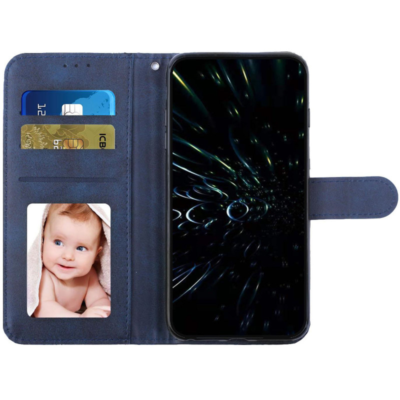 Фото Шкіряний чохол-книжка Jet Cover на Samsung Galaxy A17 4G/5G / A26 5G (Blue) на vchehle.ua