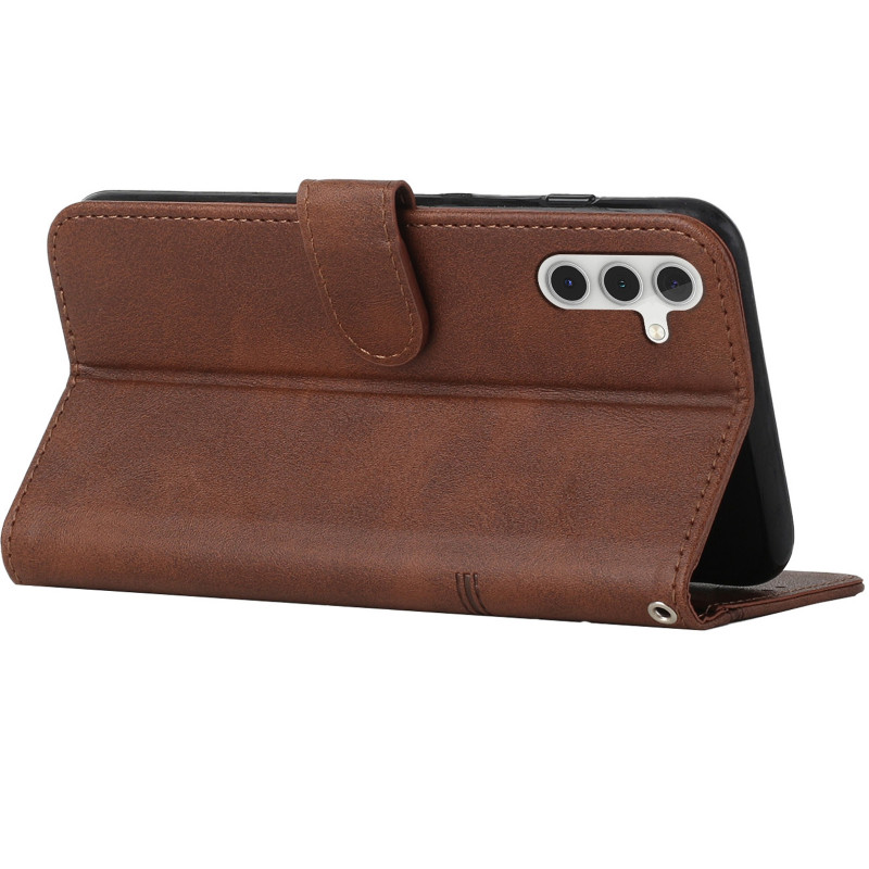 Шкіряний чохол-книжка Jet Cover на Samsung Galaxy A17 4G/5G / A26 5G (Brown) в магазині vchehle.ua