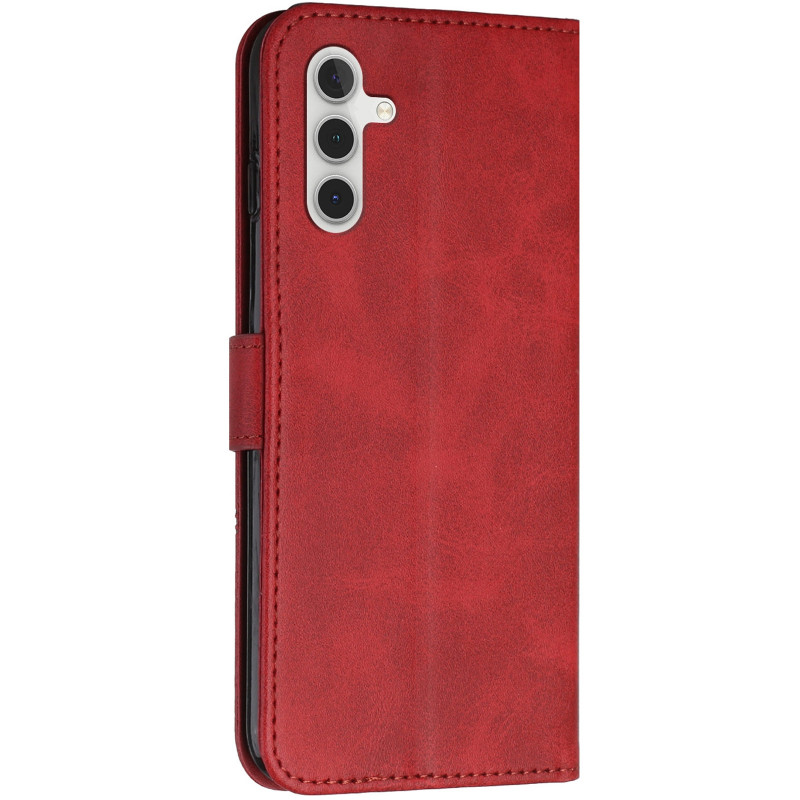 Фото Шкіряний чохол-книжка Jet Cover на Samsung Galaxy A36 5G / A37 5G / A56 5G (Red) в маназині vchehle.ua