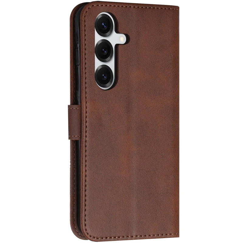 Фото Шкіряний чохол-книжка Jet Cover на Samsung Galaxy S26 (Brown) в маназині vchehle.ua