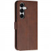 Фото Шкіряний чохол-книжка Jet Cover на Samsung Galaxy S26 (Brown) в маназині vchehle.ua