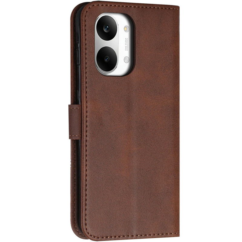 Фото Шкіряний чохол-книжка Jet Cover на Xiaomi Poco X8 Pro Max (Brown) в маназині vchehle.ua