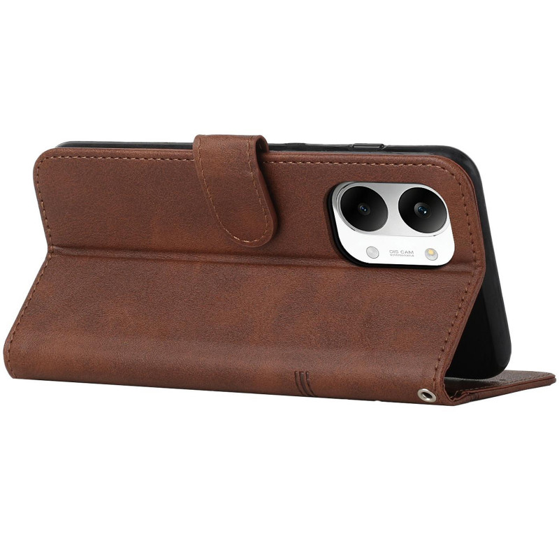 Шкіряний чохол-книжка Jet Cover на Xiaomi Poco X8 Pro Max (Brown) в магазині vchehle.ua