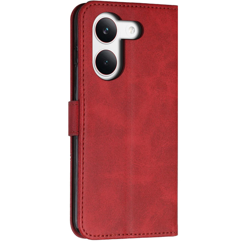 Фото Шкіряний чохол-книжка Jet Cover на Xiaomi Poco X8 Pro (Red) в маназині vchehle.ua