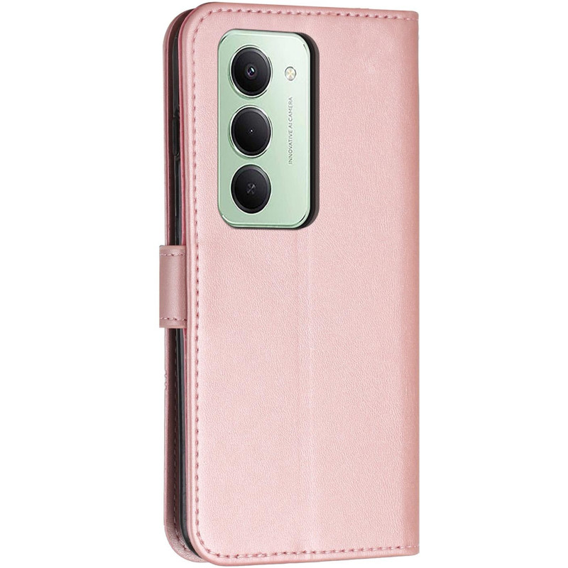 Фото Кожаный чехол-книжка Jet Cover для Xiaomi Redmi 15 (EU) (Rose Gold) в магазине vchehle.ua