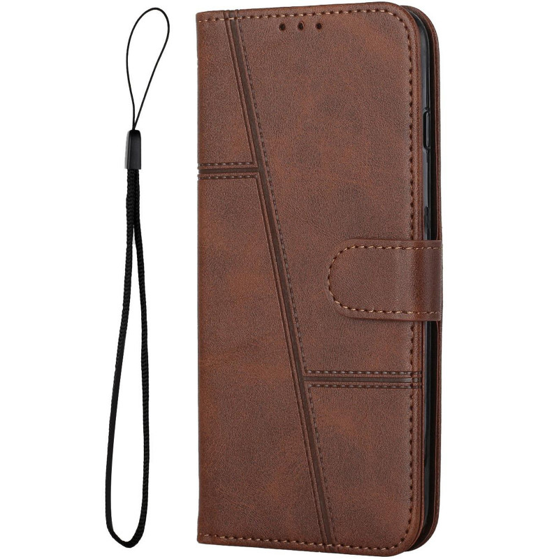 Кожаный чехол-книжка Jet Cover для Xiaomi Redmi 15C (EU) (Brown)