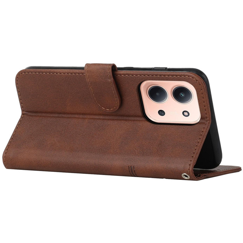 Кожаный чехол-книжка Jet Cover для Xiaomi Redmi 15C (EU) (Brown) в магазине vchehle.ua