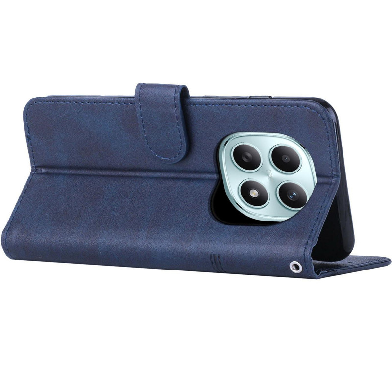 Кожаный чехол-книжка Jet Cover для Xiaomi Redmi Note 15 4G/5G (EU) (Blue) в магазине vchehle.ua