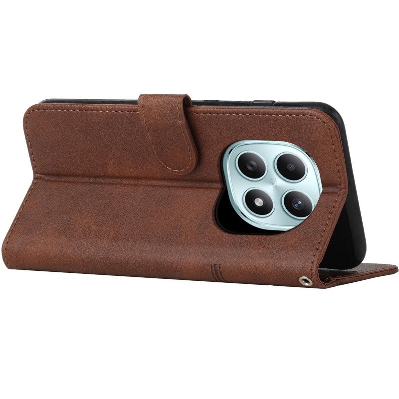 Кожаный чехол-книжка Jet Cover для Xiaomi Redmi Note 15 4G/5G (EU) (Brown) в магазине vchehle.ua