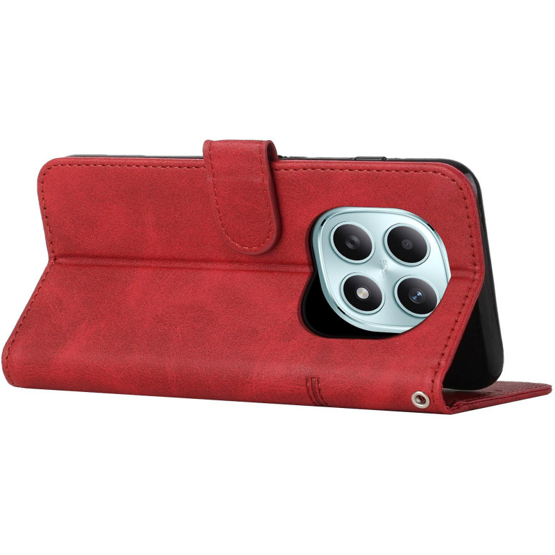 Кожаный чехол-книжка Jet Cover для Xiaomi Redmi Note 15 4G/5G (EU) (Red) в магазине vchehle.ua
