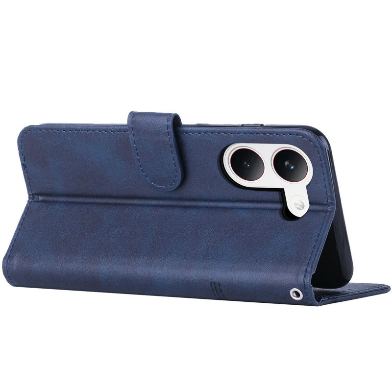 Шкіряний чохол-книжка Jet Cover на Xiaomi Redmi Note 15 Pro 4G (Blue) в магазині vchehle.ua