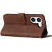 Шкіряний чохол-книжка Jet Cover на Xiaomi Redmi Note 15 Pro 4G (Brown) в магазині vchehle.ua
