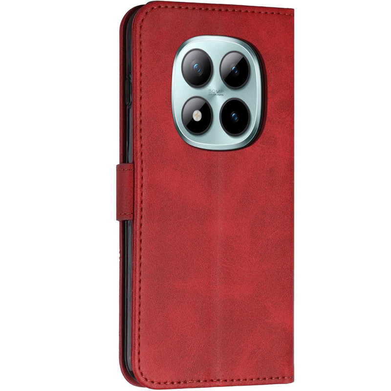 Фото Шкіряний чохол-книжка Jet Cover на Xiaomi Redmi Note 15 Pro 4G (Red) в маназині vchehle.ua