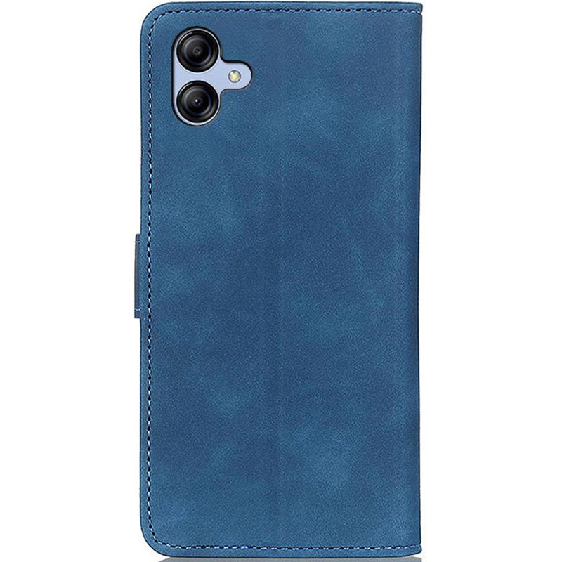 Фото Кожаный чехол-книжка KHAZNEH Retro для Samsung Galaxy A07 (Blue) на vchehle.ua