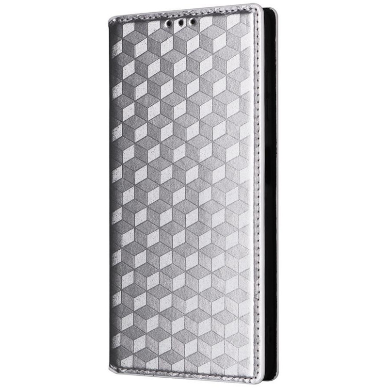 Шкіряний чохол-книжка Rhombus Book на Samsung Galaxy A16 4G/5G (Silver)