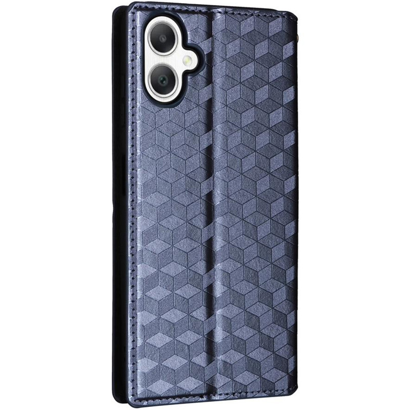 Фото Шкіряний чохол-книжка Rhombus Book на Samsung Galaxy A17 4G/5G (Blue) на vchehle.ua