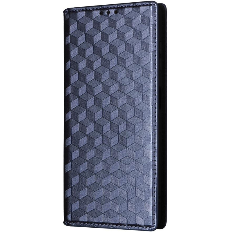 Шкіряний чохол-книжка Rhombus Book на Samsung Galaxy A36 5G / A37 5G / A56 5G (Blue)
