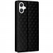 Фото Шкіряний чохол-книжка Rhombus Book на Samsung Galaxy A57 5G (Black) на vchehle.ua