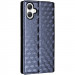 Фото Шкіряний чохол-книжка Rhombus Book на Samsung Galaxy A57 5G (Blue) на vchehle.ua
