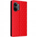 Шкіряний чохол-книжка Rhombus Book на Xiaomi Poco X8 Pro Max (Red) в магазині vchehle.ua