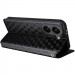 Купити Шкіряний чохол-книжка Rhombus Book на Xiaomi Poco X8 Pro (Black) на vchehle.ua
