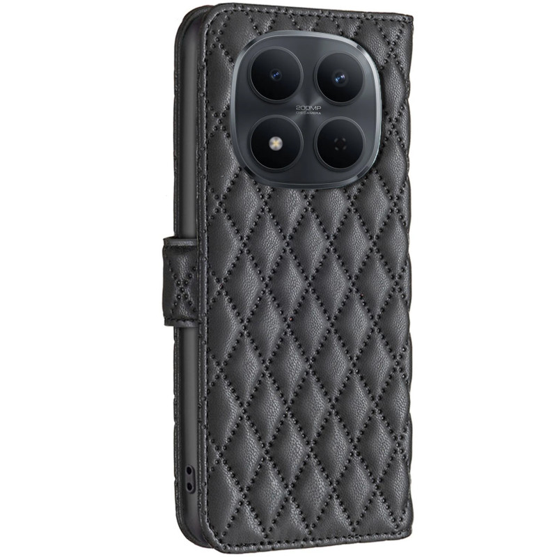 Фото Шкіряний чохол-книжка Sweet Line для Xiaomi Redmi Note 15 Pro 4G (Black) на vchehle.ua