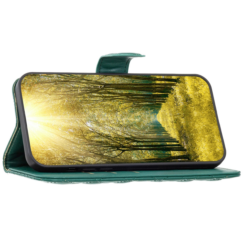 Фото Шкіряний чохол-книжка Sweet Line для Xiaomi Redmi Note 15 Pro 4G (Green) в маназині vchehle.ua