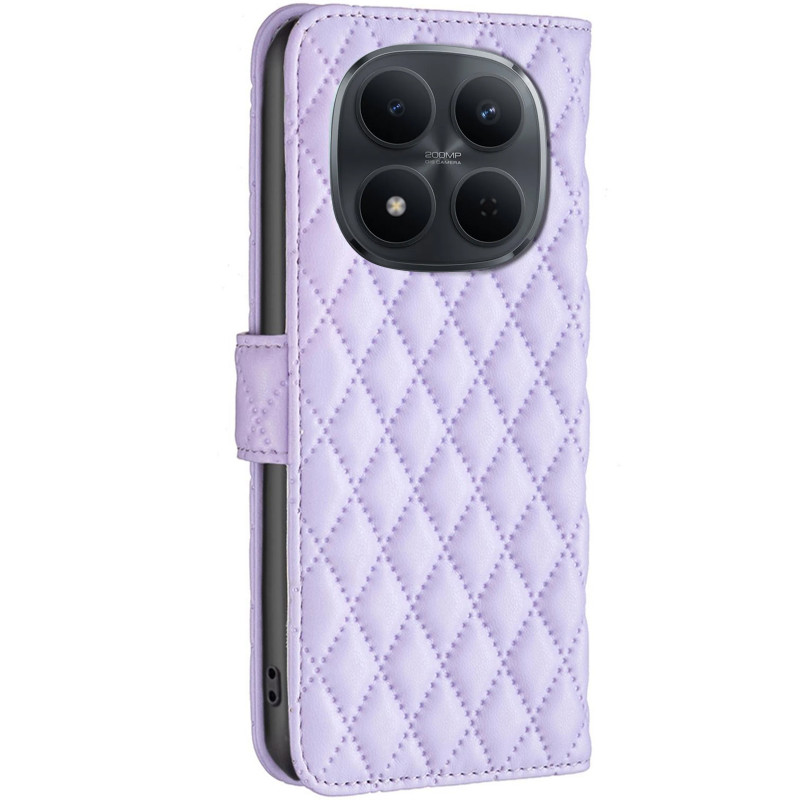 Фото Шкіряний чохол-книжка Sweet Line для Xiaomi Redmi Note 15 Pro 5G (Purple) на vchehle.ua