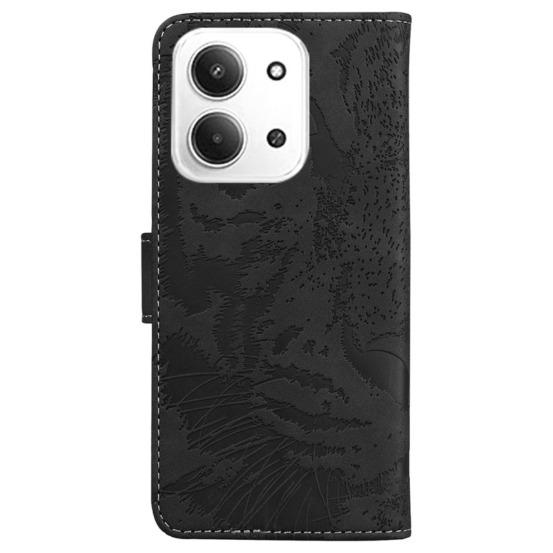 Фото Кожаный чехол-книжка Tiger для Xiaomi Redmi 15C (EU) / Poco C85 (EU) (Black) на vchehle.ua