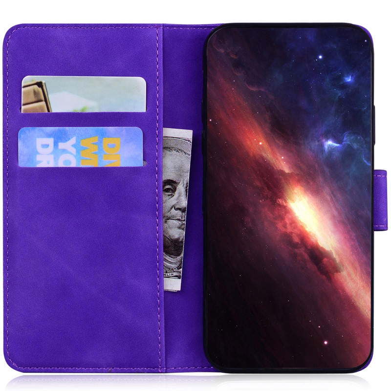 Фото Кожаный чехол-книжка Tiger для Xiaomi Redmi 15C (EU) / Poco C85 (EU) (Purple) в магазине vchehle.ua