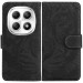 Купити Шкіряний чохол-книжка Tiger на Xiaomi Redmi Note 15 4G/5G (EU) / Poco M8 (Black) на vchehle.ua