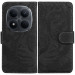 Купити Шкіряний чохол-книжка Tiger на Xiaomi Redmi Note 15 Pro+ 5G / Poco M8 Pro (Black) на vchehle.ua