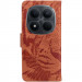 Фото Шкіряний чохол-книжка Tiger на Xiaomi Redmi Note 15 Pro 5G (Brown) на vchehle.ua