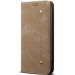 Шкіряний чохол-книжка Urban Denim series на Samsung Galaxy A17 4G/5G (Khaki)