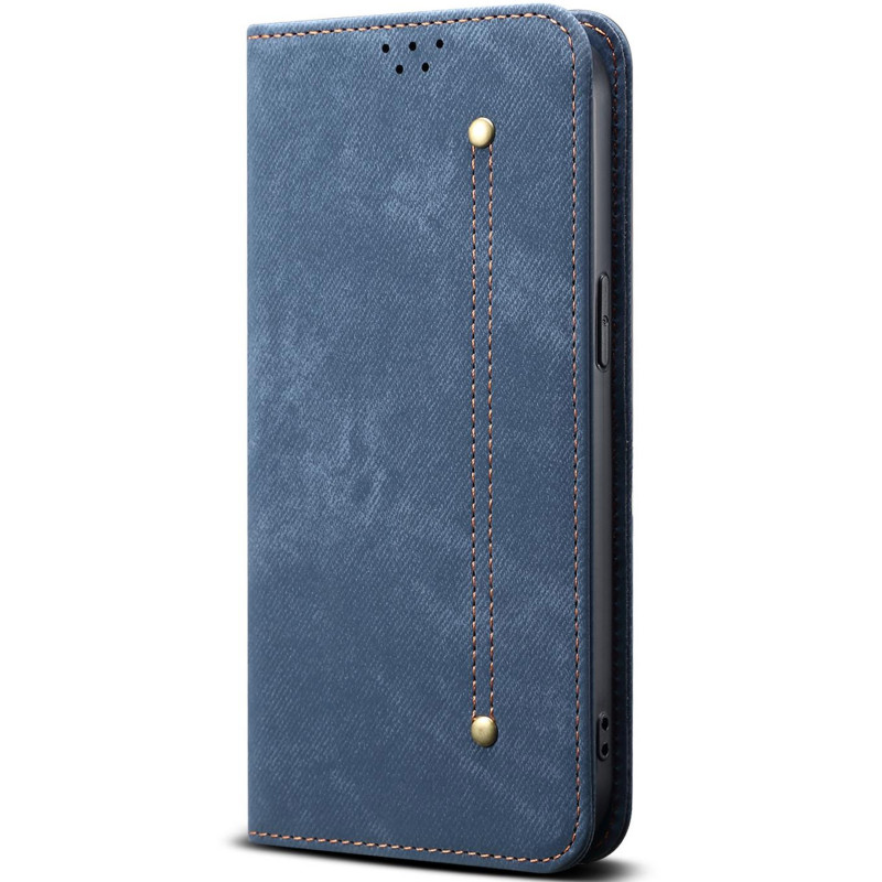 Шкіряний чохол-книжка Urban Denim series на Samsung Galaxy A16 4G/5G (Blue)