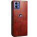 Фото Кожаный чехол-книжка Urban Leather series для Motorola Edge 50 Fusion (Brown) в магазине vchehle.ua