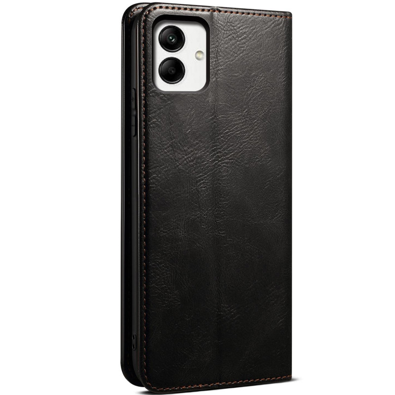 Фото Кожаный чехол-книжка Urban Leather series для Samsung Galaxy A07 (Black) в магазине vchehle.ua