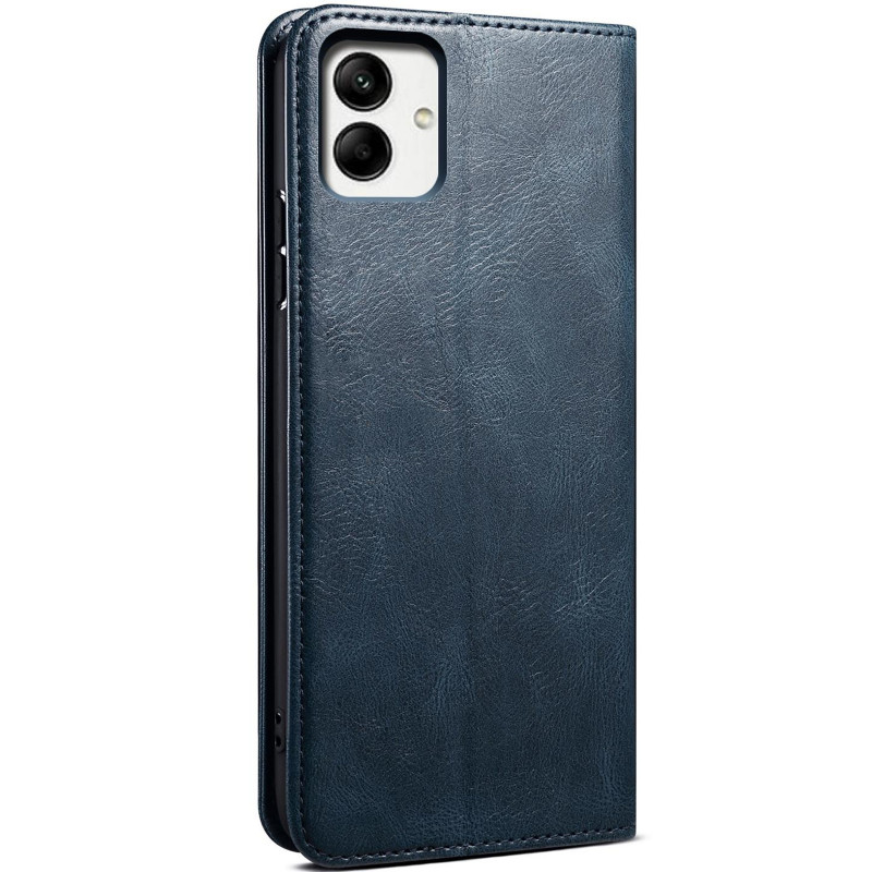 Фото Шкіряний чохол-книжка Urban Leather series на Samsung Galaxy A07 (Blue) на vchehle.ua
