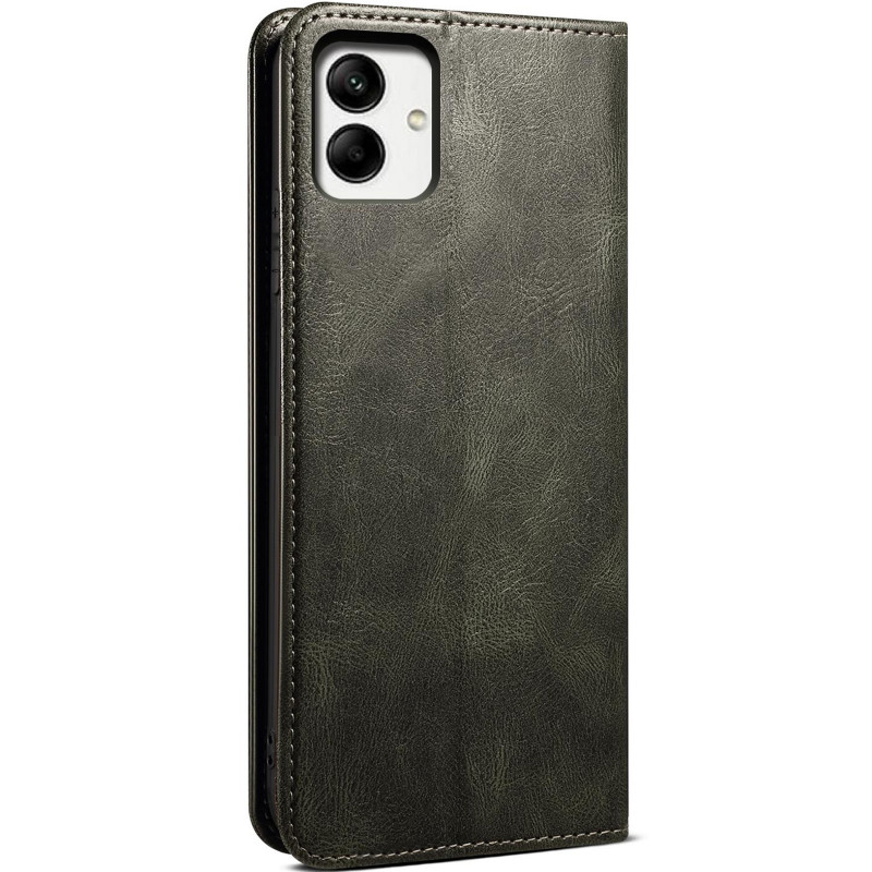 Фото Шкіряний чохол-книжка Urban Leather series на Samsung Galaxy A07 (Green) на vchehle.ua