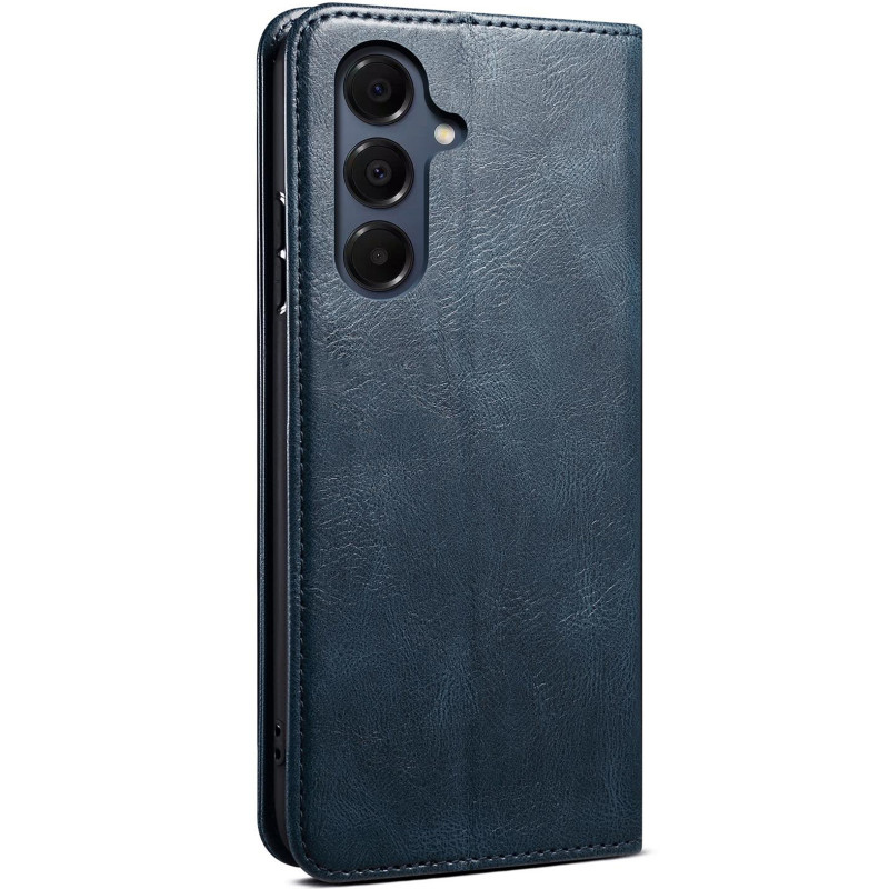 Фото Кожаный чехол-книжка Urban Leather series для Samsung Galaxy A36 5G / A37 5G / A56 5G (Blue) на vchehle.ua