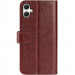 Фото Шкіряний чохол-книжка Wallet Style на Samsung Galaxy A07 (Brown) на vchehle.ua