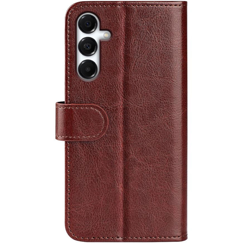 Фото Кожаный чехол-книжка Wallet Style для Samsung Galaxy A17 4G/5G (Brown) на vchehle.ua