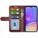 Фото Кожаный чехол-книжка Wallet Style для Samsung Galaxy A17 4G/5G (Brown) в магазине vchehle.ua