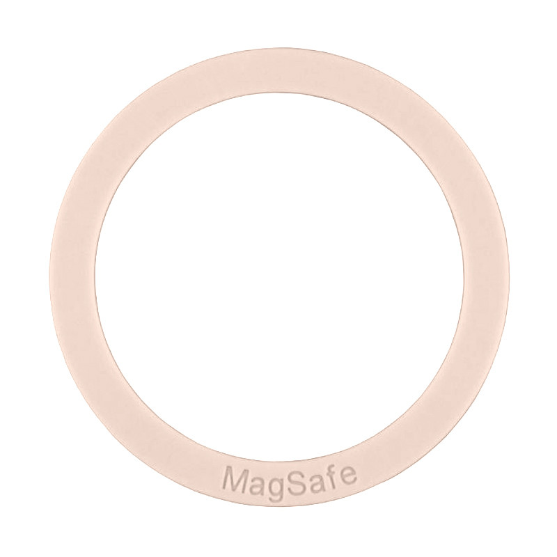 Металеве кільце Silicone Magnetic Safe (Pink Sand)