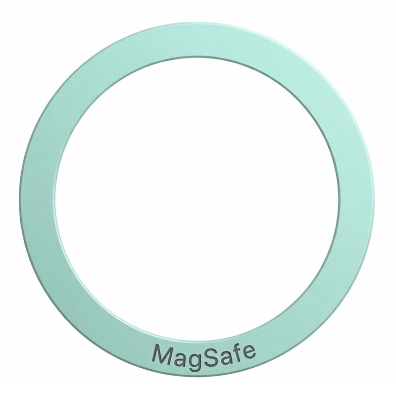 Металеве кільце Silicone Magnetic Safe (Aquamarine)
