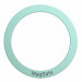 Металеве кільце Silicone Magnetic Safe (Aquamarine)