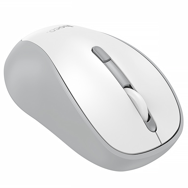 Фото Мышь беспроводная Hoco GM41 Exciting Bluetooth + 2.4G (White) в маназині vchehle.ua