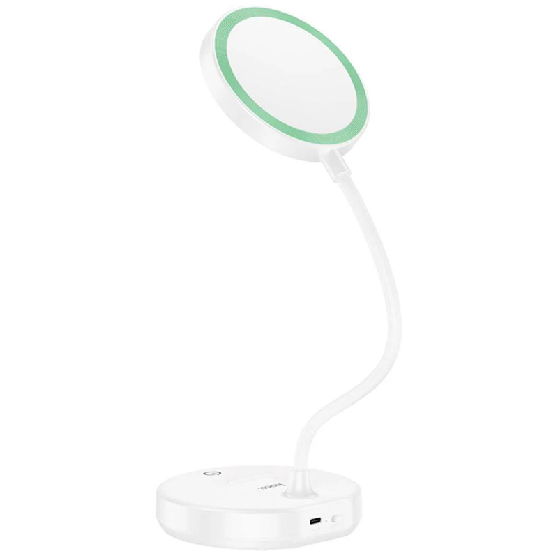 Фото Настільна LED лампа Hoco HX14 Dazzling (White) в маназині vchehle.ua